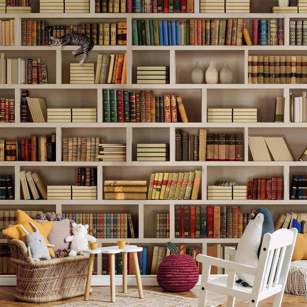 Wall Mural - Home library