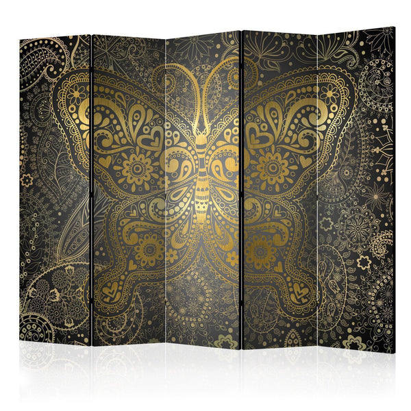 Room Divider - Golden Butterfly II