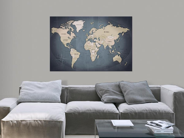 Decorative Pinboard - Shades of Grey