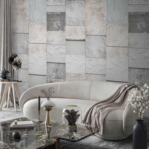 Wallpaper - Stone triptych