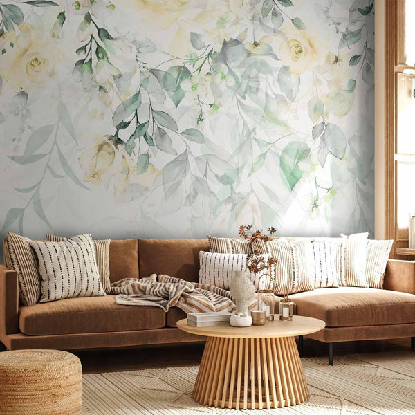 Wall Mural - Waterfall of Roses - Second Variant