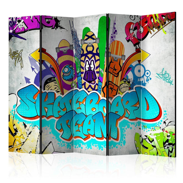 Room Divider - Skateboard team II