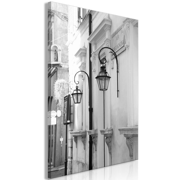 Canvas Print - Street Lamps (1 Part) Vertical