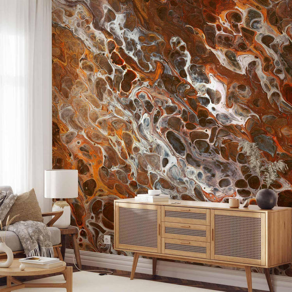 Wall Mural - Brown Craters