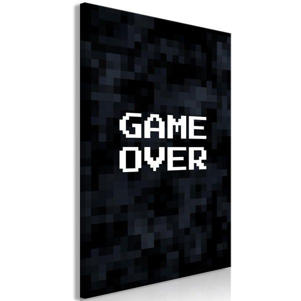 Canvas Print - Pixel Game Over