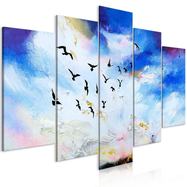 Canvas Print - Autumn Is Coming (5 Parts) Wide