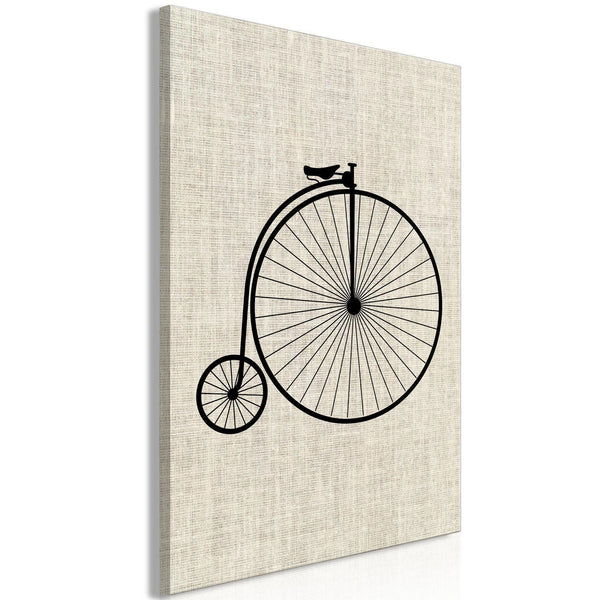 Canvas Print - Vintage Bicycle (1 Part) Vertical