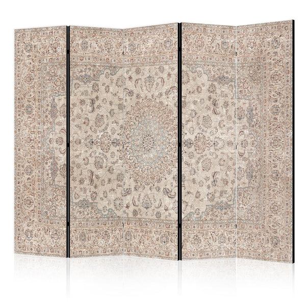 Room Divider - Desert Nights - Ornamented Persian Carpet in Muted Colors