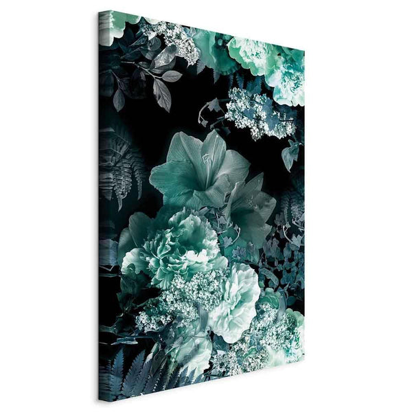 Canvas Print - Emerald Garden (1 Part) Vertical