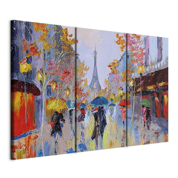 Canvas Print - Rainy Paris