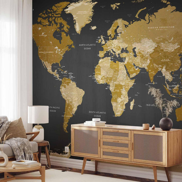 Wall Mural - World Map: Modern Geography