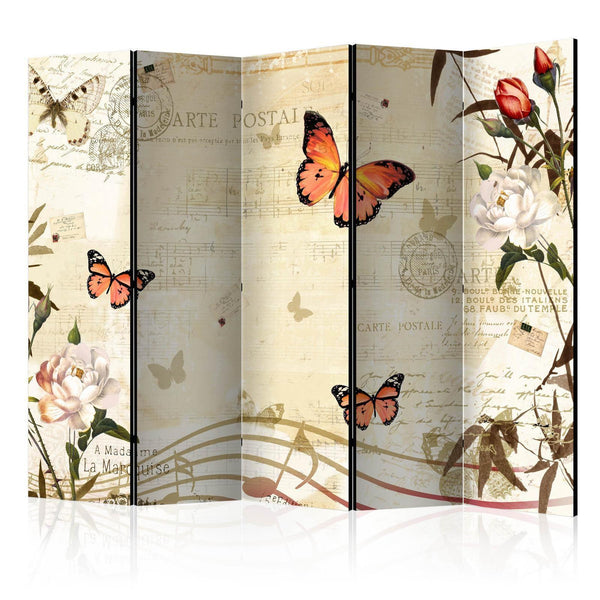 Room Divider - Melodies of butterflies II
