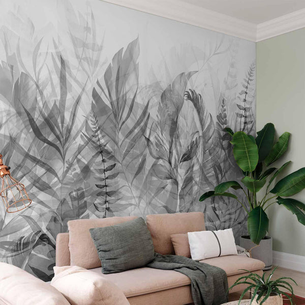 Wall Mural - Magic Grove (Black and White)