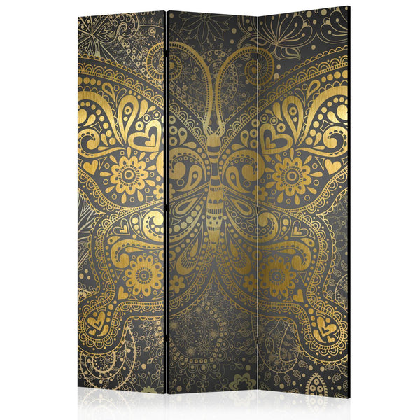 Room Divider - Golden Butterfly