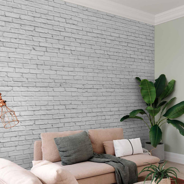 Wall Mural - Gray Brick