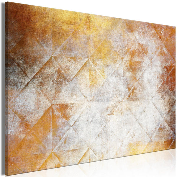 Canvas Print - Golden Modernism (1 Part) Wide