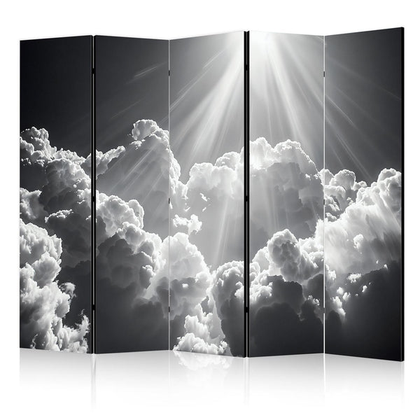 Room Divider - Hope in the Clouds: Inspiring Rays of the Sun – Awaken Emotions