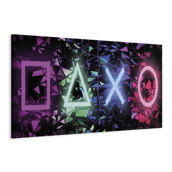 Canvas Print - Fun Symbols (1 Part) Narrow