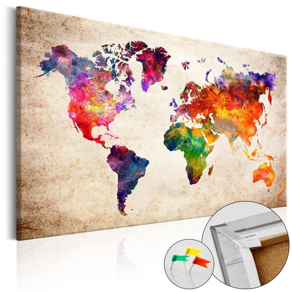 Decorative Pinboard - Colourful Universe