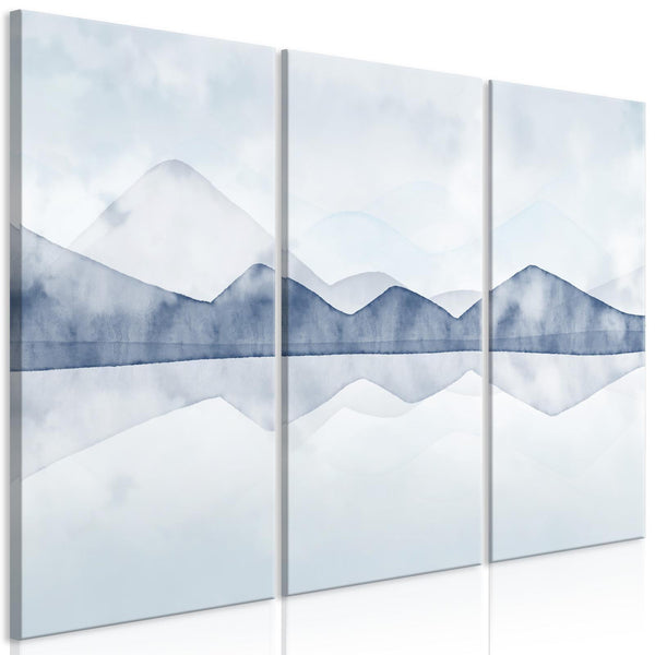 Canvas Print - Lake in the Mountains (3 Parts)