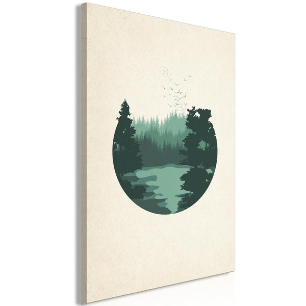 Canvas Print - View of the Hills (1 Part) Vertical