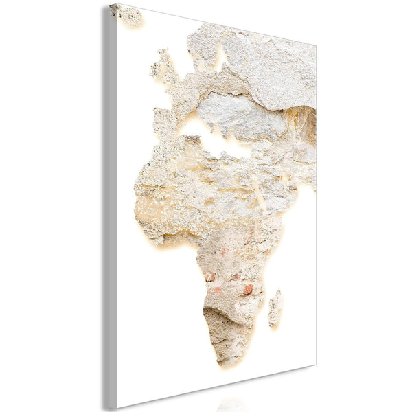 Canvas Print - Hot Continent (1 Part) Vertical