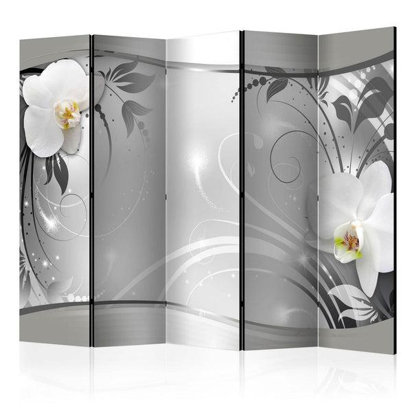 Room Divider - Silver Abstract II