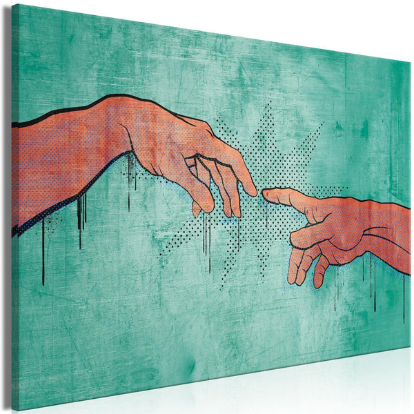 Canvas Print - Electrifying Touch (1 Part) Wide