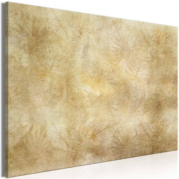 Canvas Print - Vintage Leaves (1 Part) Wide
