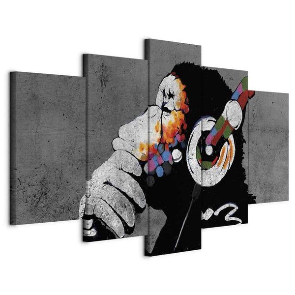 Canvas Print - Hot Rhythms (5 Parts) Wide