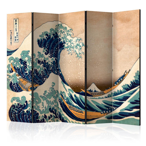 Room Divider - Hokusai: The Great Wave off Kanagawa (Reproduction) II