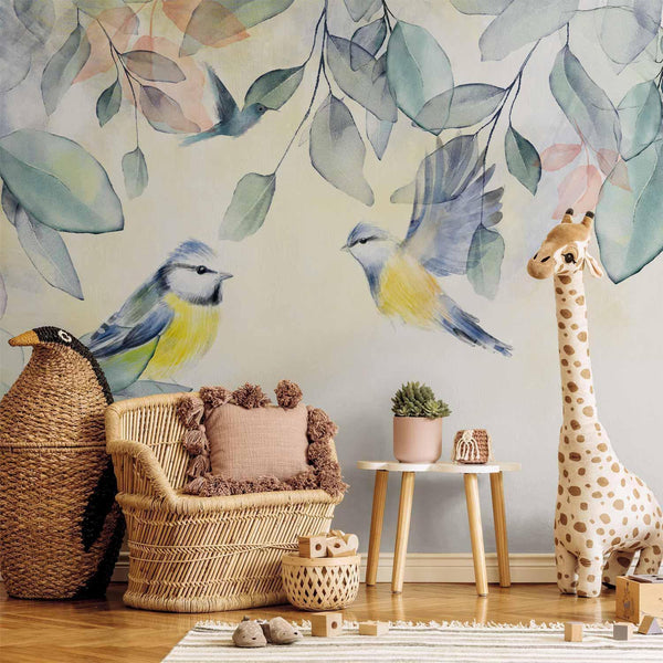 Wall Mural - Colorful Titmouse