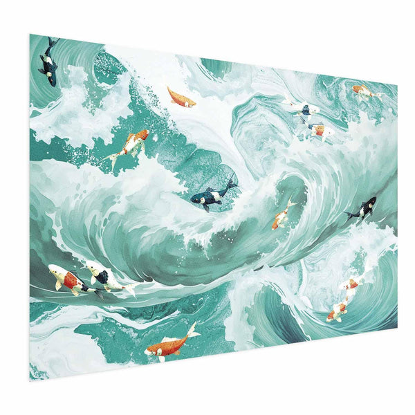 Poster - Fish and Waves
