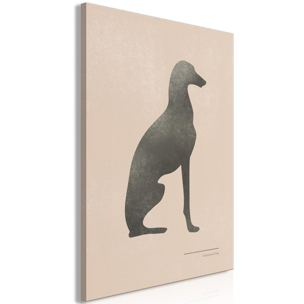 Canvas Print - Calm Greyhound (1 Part) Vertical