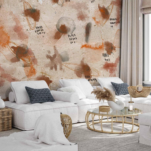 Wall Mural - Painted on Stone