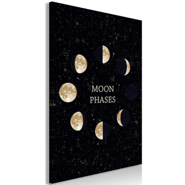 Canvas Print - Lunar Cycle (1 Part) Vertical