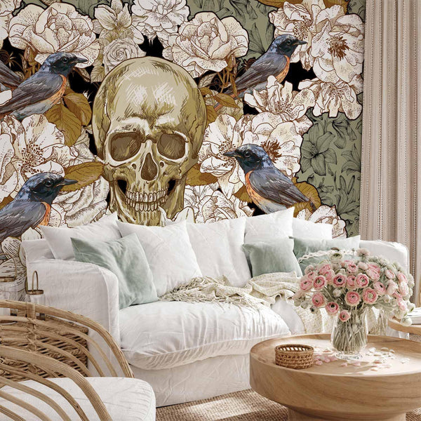 Wall Mural - Among flowers