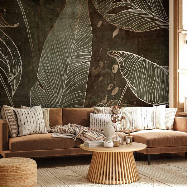 Wall Mural - In a labyrinth of leaves