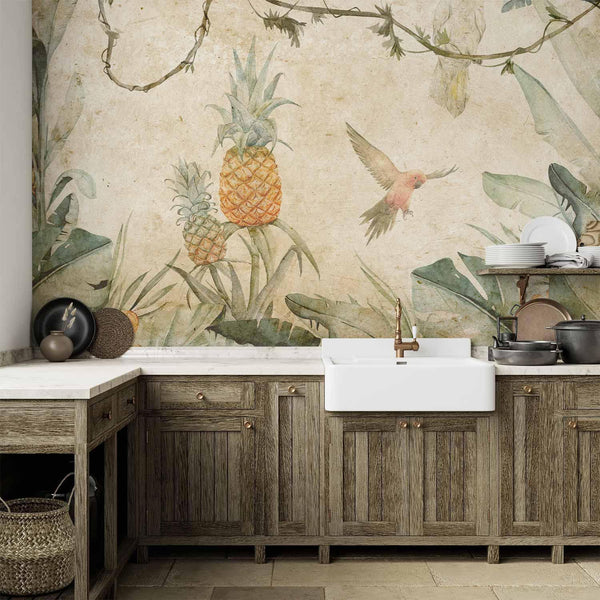 Wall Mural - Parrots in the Jungle