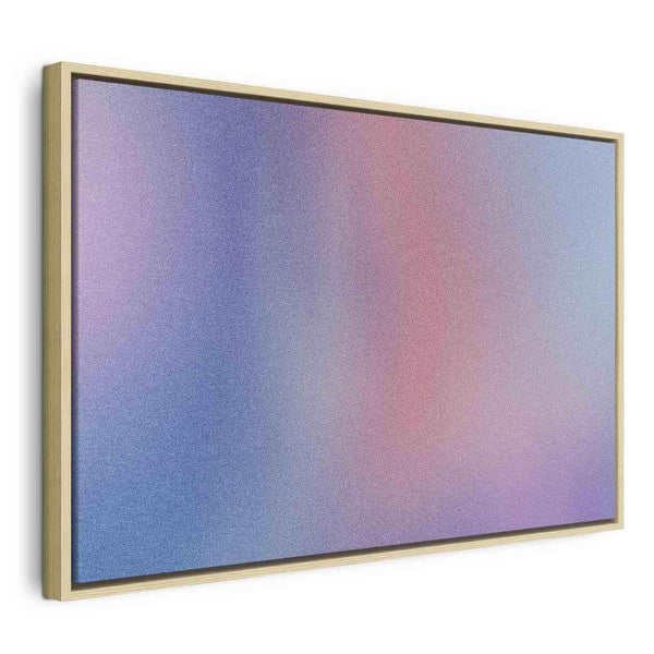 Canvas Print - Rainbow Gradient - Delicate Multicolored Gradient Resembling Mist