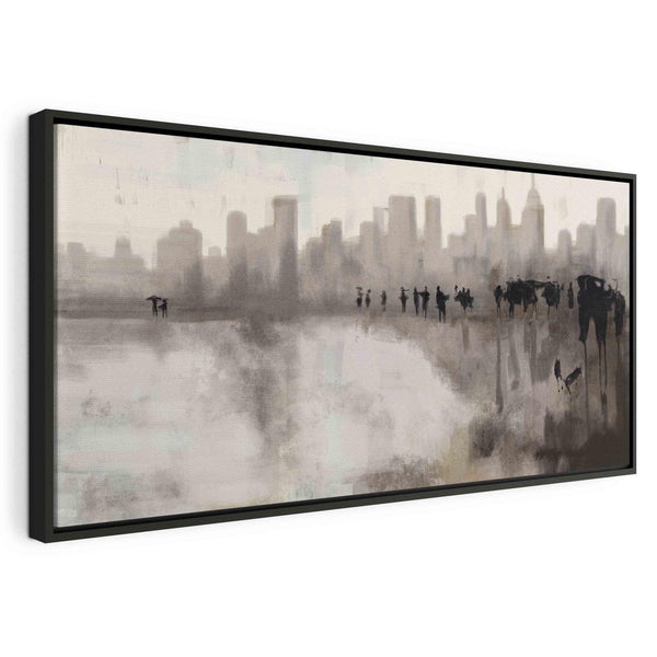 Canvas Print - City in the Rain (1 Part)