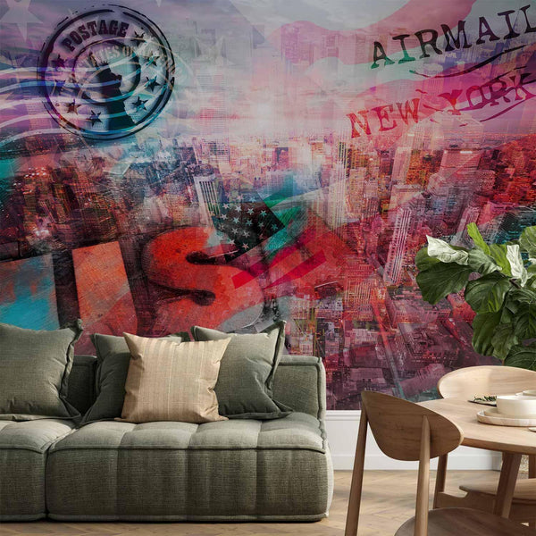 Wall Mural - NYC - patriotic theme