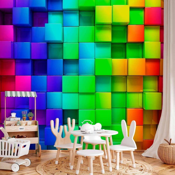 Wall Mural - Colourful Cubes