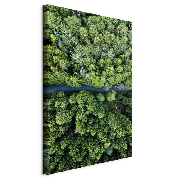 Canvas Print - Road Through Forest (1 Part) Vertical
