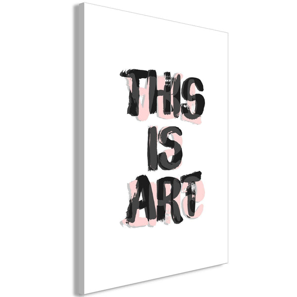 Canvas Print - This Is Art (1 Part) Vertical