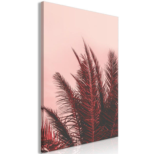 Canvas Print - Palm Trees at Sunset (1 Part) Vertical