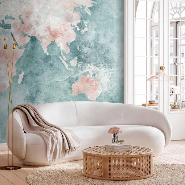 Wall Mural - Delicate Map