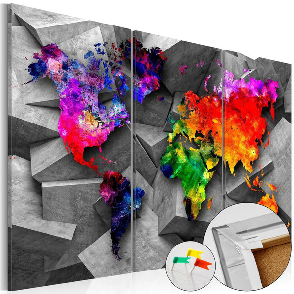 Decorative Pinboard - Symmetry of the World