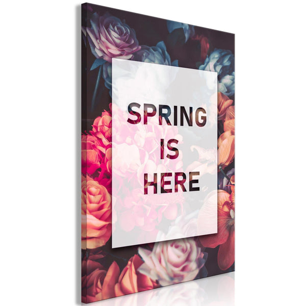 Canvas Print - Spring Is Here (1 Part) Vertical