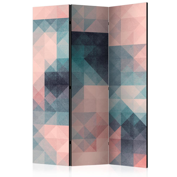 Room Divider - Pixels (Green and Pink)